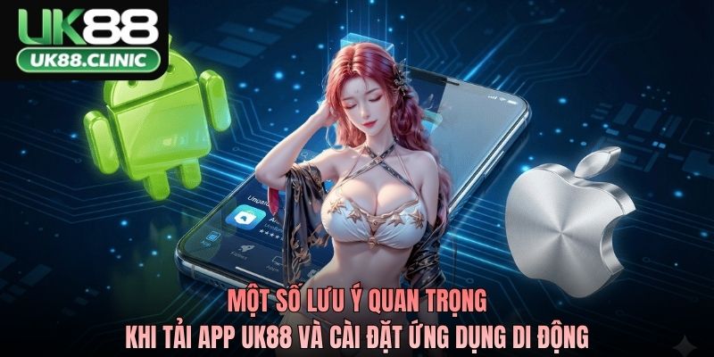 Một số lưu ý quan trọng khi tải app UK88 và cài đặt ứng dụng di động